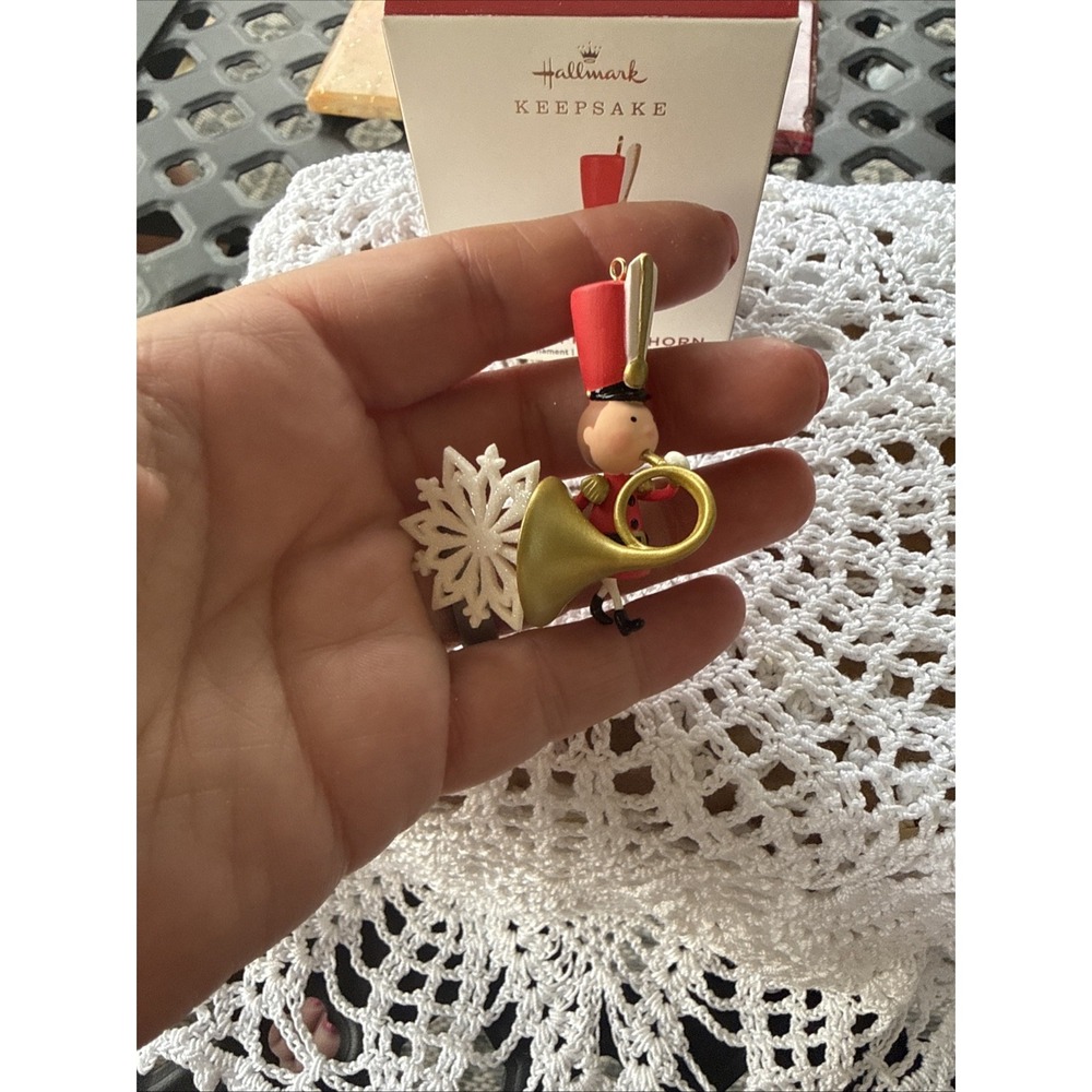 Hallmark 2020 Keepsake Christmas Tree Ornament Festive French Horn